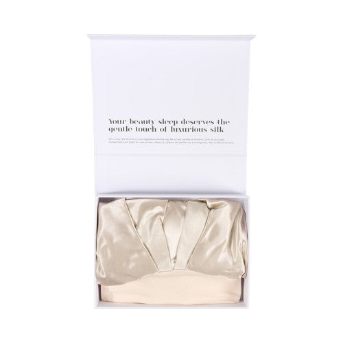 Beauty Pillow® Luxury Silk Bonnet - Champagne