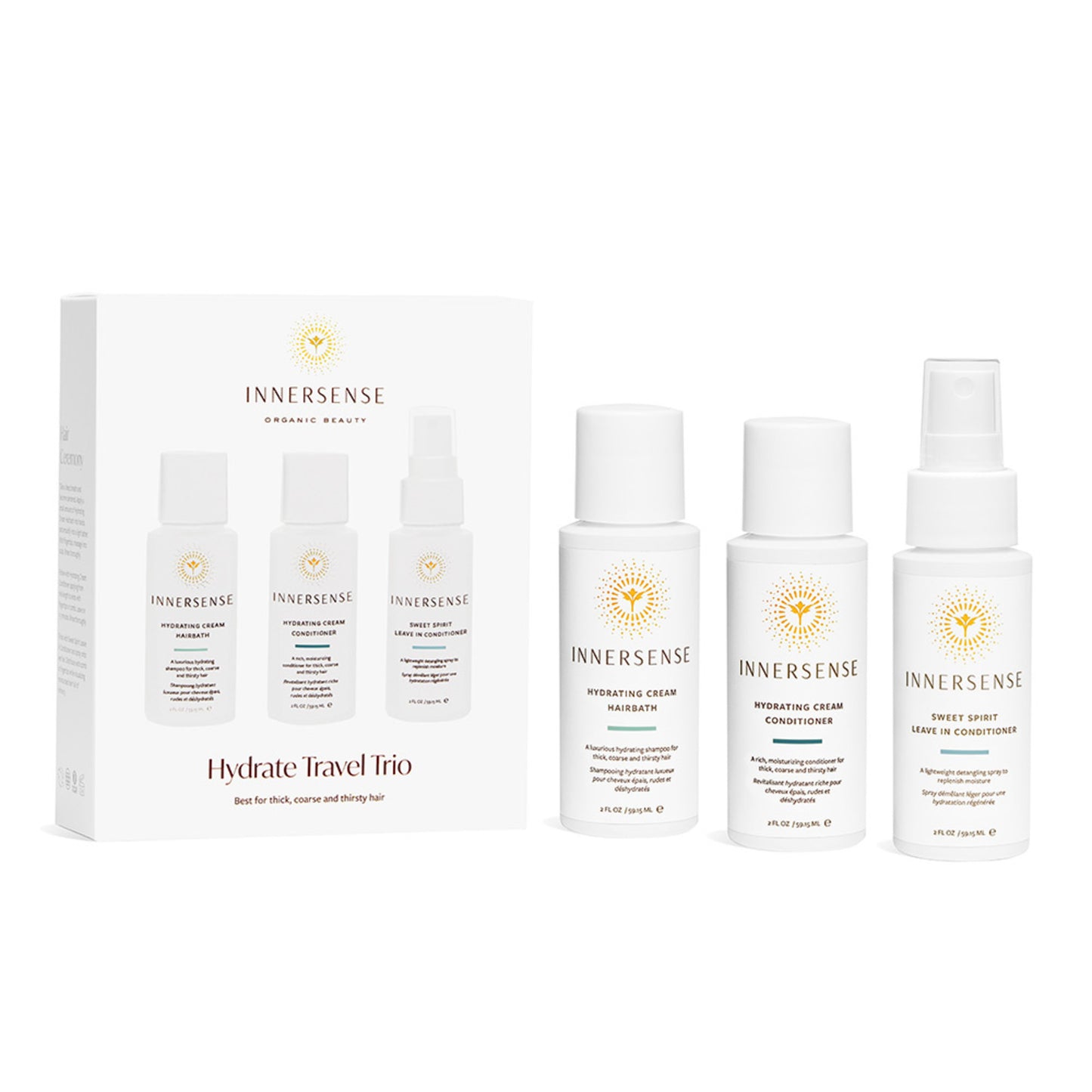 Innersense Travel Trio Hydrate Collection
